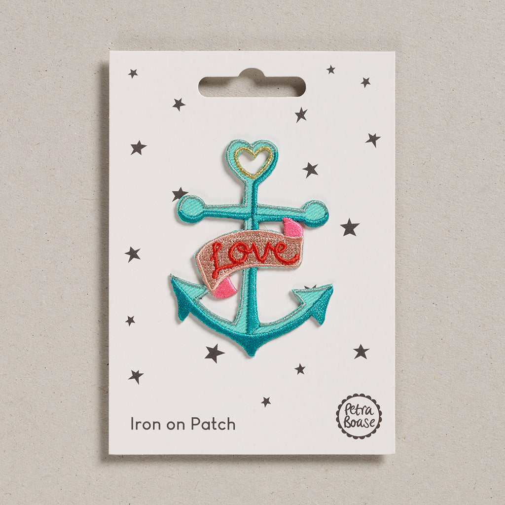 Iron on Patch - Love Anchor