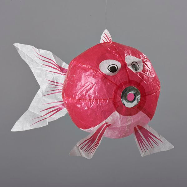 Japanese Paper Balloon - Pink Fish