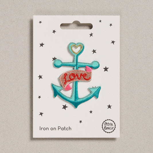 Love anchor iron on patch | Petra Boase