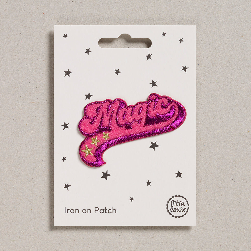 Magic word iron on patch | Petra Boase 