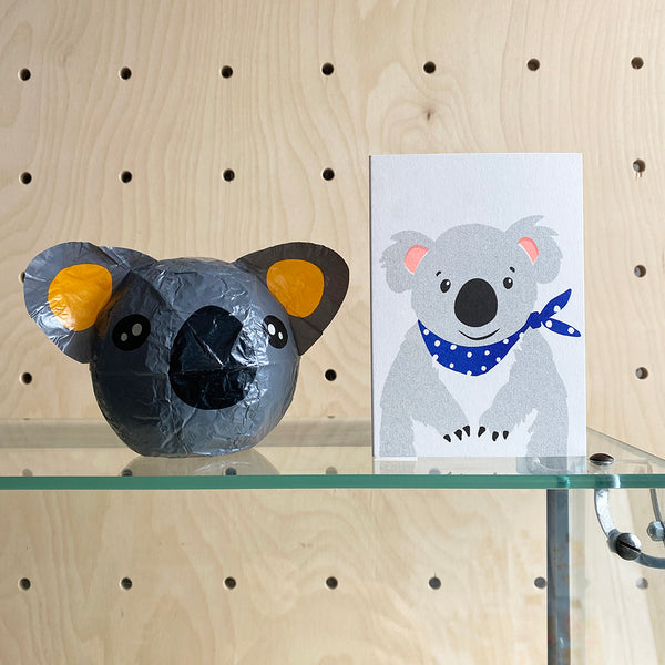 Paper Balloon Card - Koala