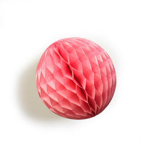 Paper Ball Decoration - Rose Pink