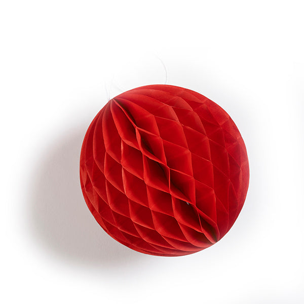 Paper Ball Decoration - Red