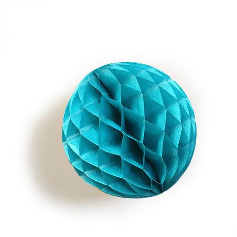 Paper Ball Decoration - Teal