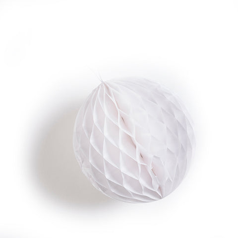 Paper Ball Decoration - White