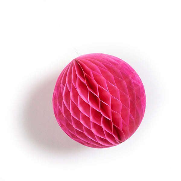 Paper Ball Decoration - Cerise Pink