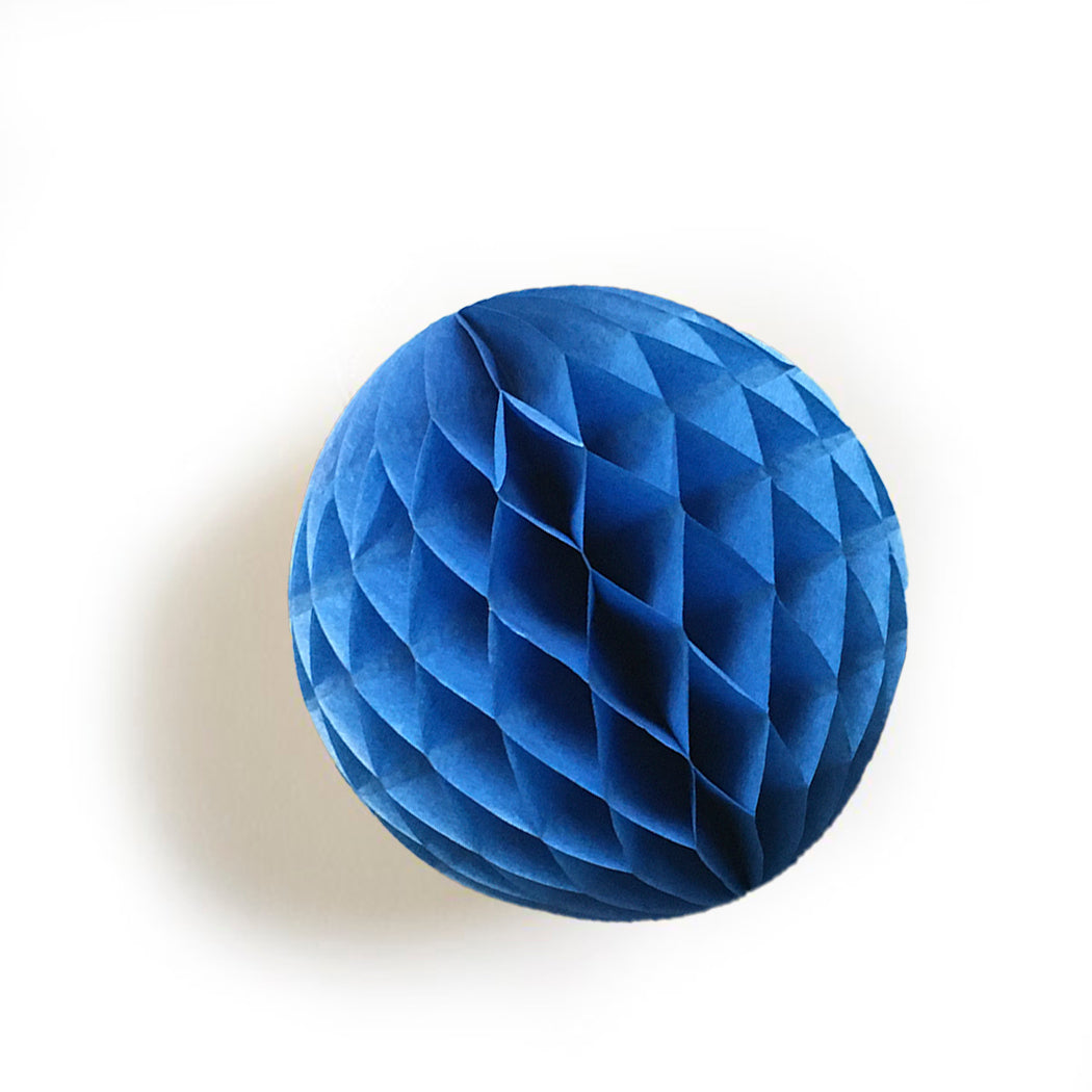 Paper Ball Decoration - Deep Sea Blue