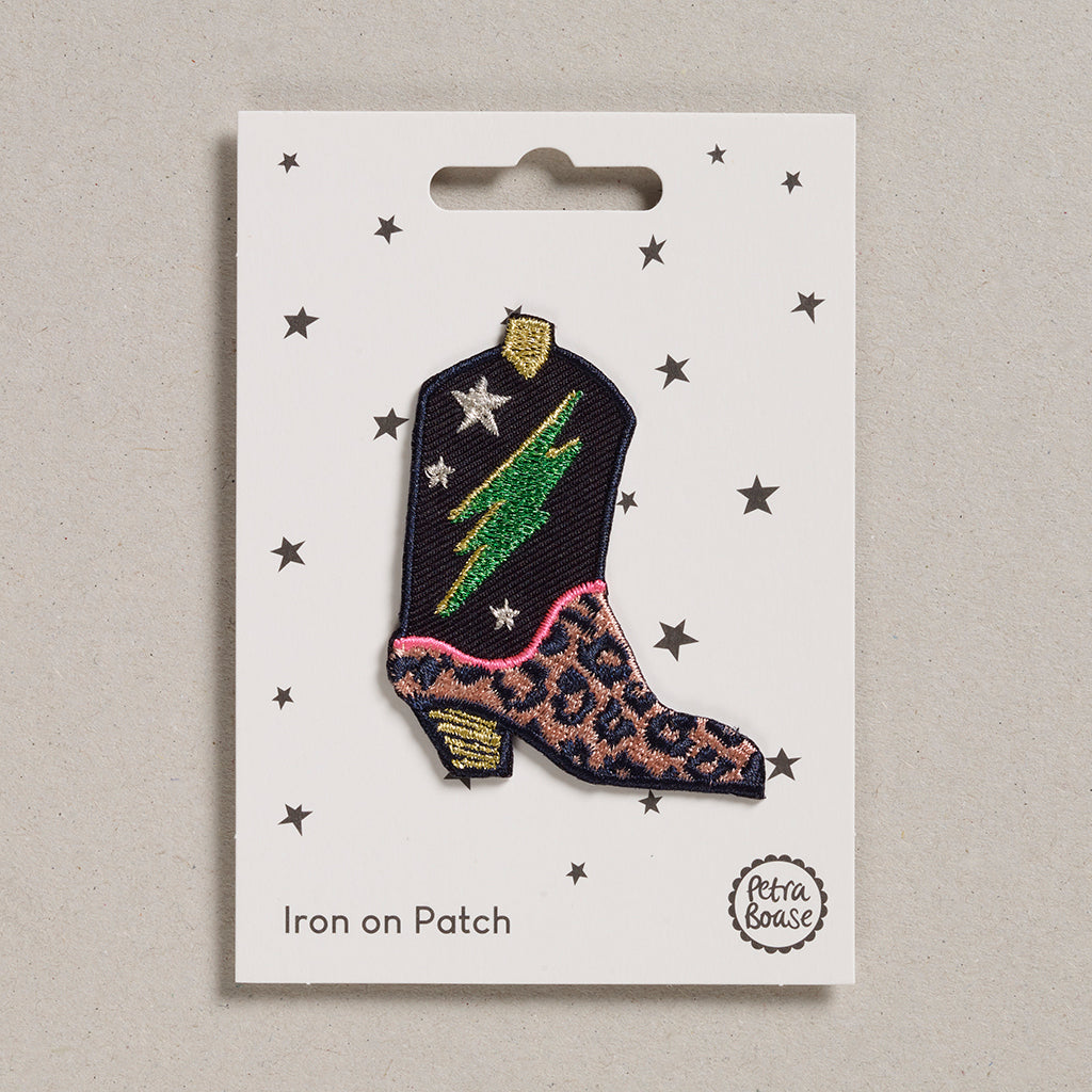 Petra Boase | Cowboy boot iron on patch