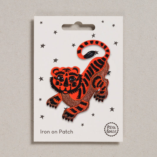 Petra Boase | Crouching Tiger Iron On Patch