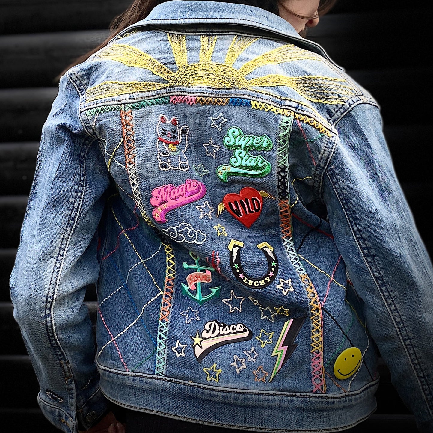 Petra Boase | Customised denim jacket