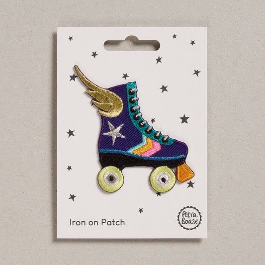 Petra Boase | Retro Rollerskate Iron On Patch