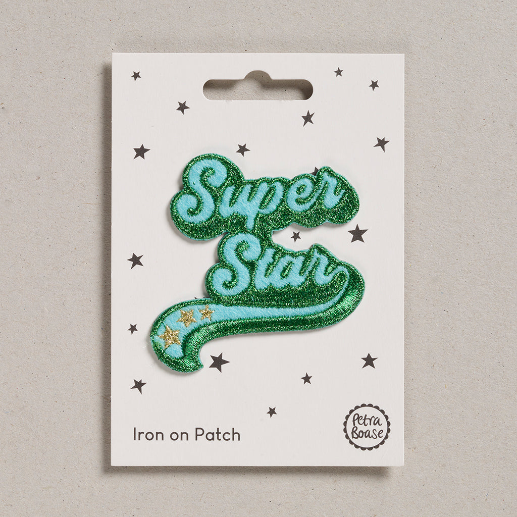 Petra Boase | Super star iron on patch