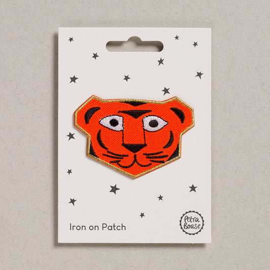 Petra Boase | Tiger face iron on patch