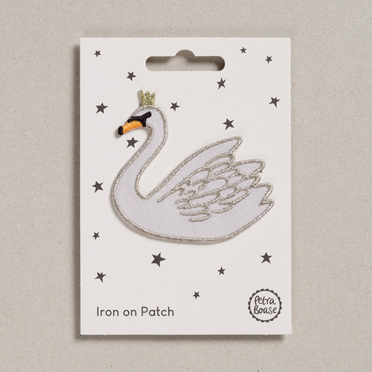 Petra Boase | White swan iron on patch