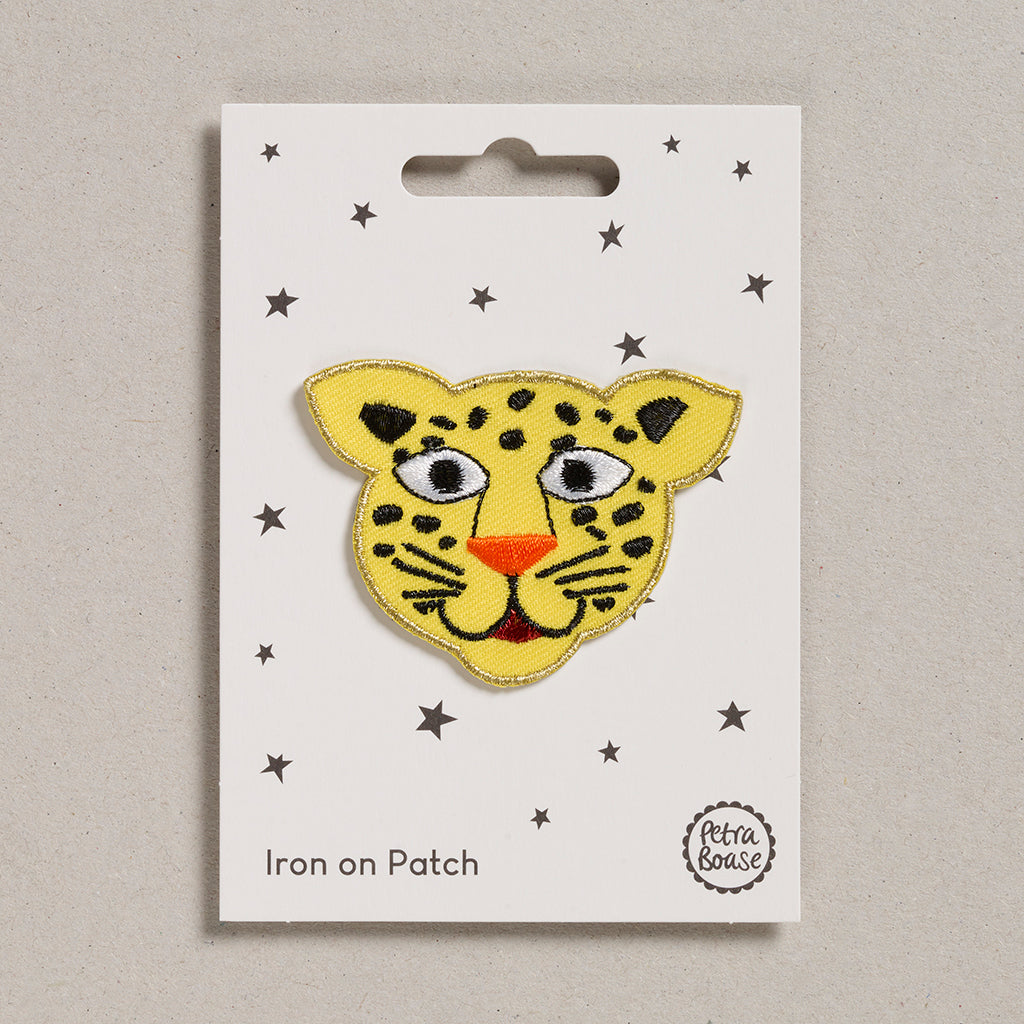 leopard iron on patch | Petra Boase
